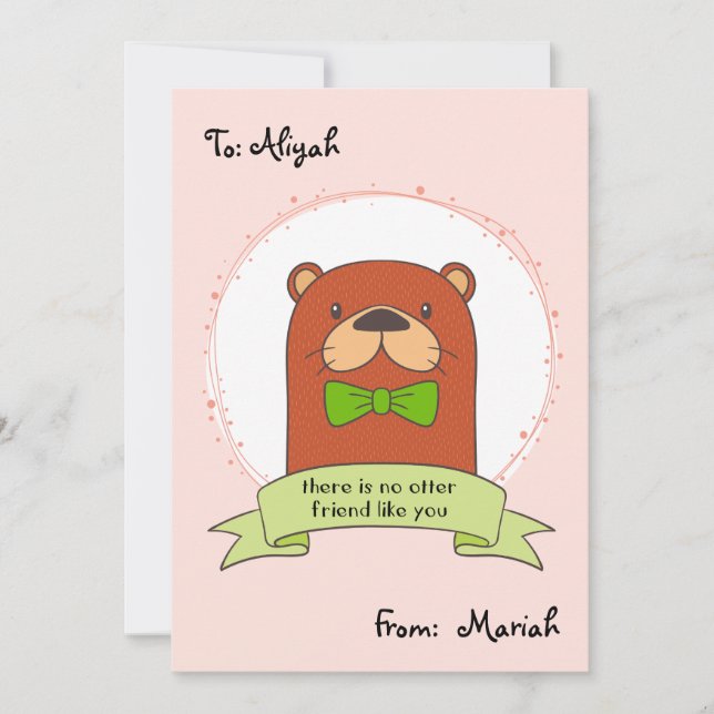 Flat kids Friendship Card (Front)