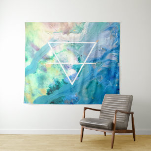 flat land earth tapestry