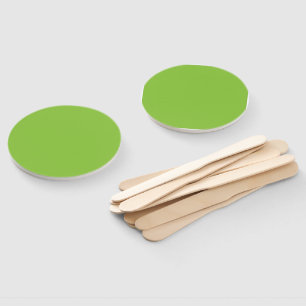 Flat Lime Green Background – School Texture Hand Fan
