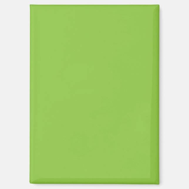 Flat Lime Green Background Texture  Magnet (Front)