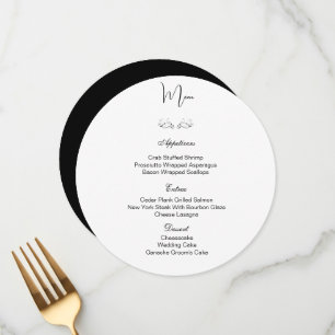 Flat Menu Card