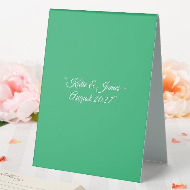 Flat Mint Green Background – Wedding Design (In SItu (Wedding))