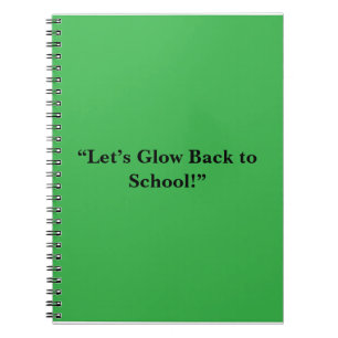 Flat Neon Green Background – School Texture Notebook