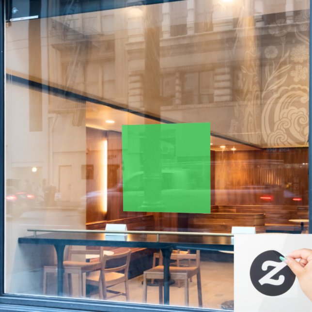 Flat Neon Green Texture Background for Digital  (Cafe Window)