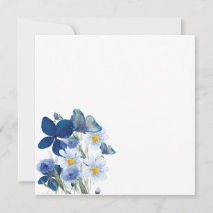 Flat note card