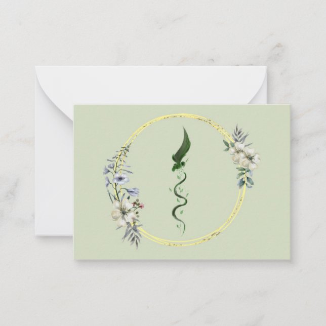 Flat note card  (Front)