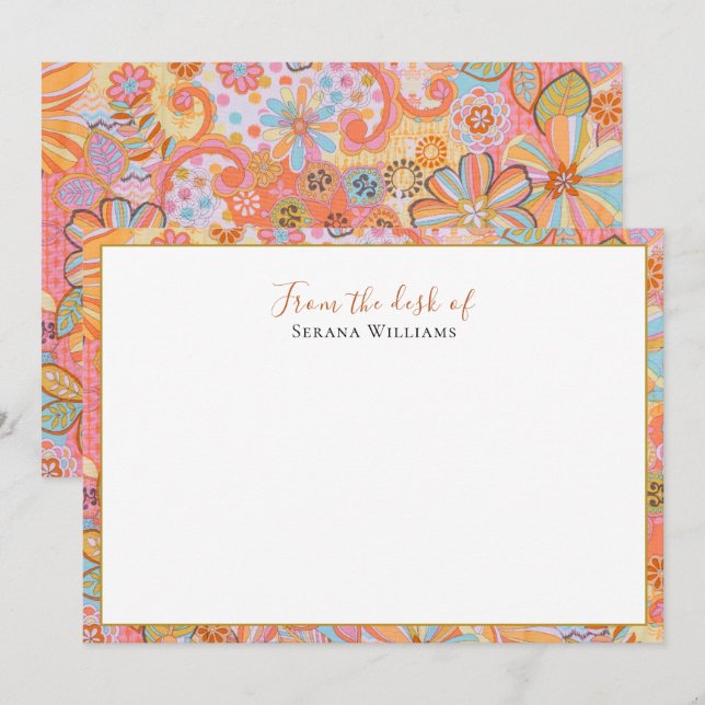 Flat Note Card (Front/Back)