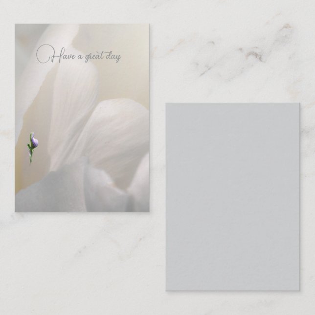 Flat Note Card (Front/Back)