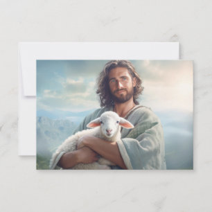 Flat Note Card Jesus