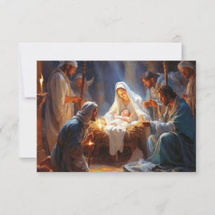 Flat Note Card Jesus