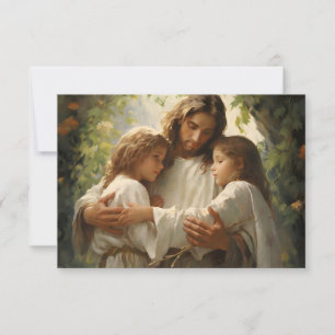 Flat Note Card Jesus