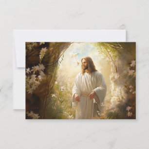 Flat Note Card Jesus