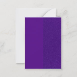 Flat Note Card – Solid & Textured Purple Split
