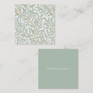 FLAT NOTE CARD : WILLIAM MORRIS : WILLOW