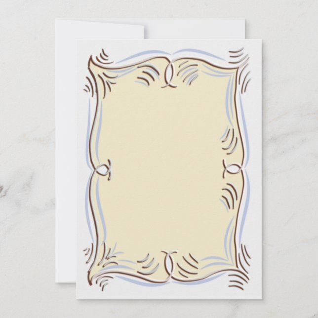 flat notecard  (Front)