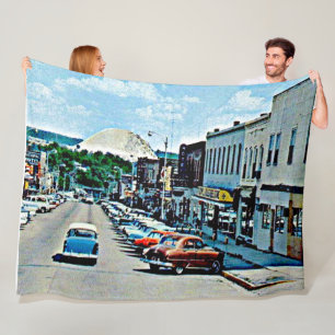 FLAT RIVER, MISSOURI FLEECE BLANKET