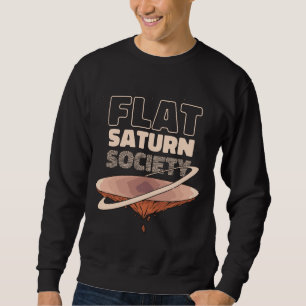 Flat Saturn Society - Science Design Sweatshirt