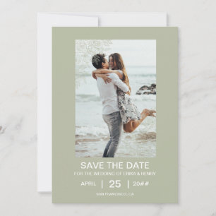 Flat Save The Date Card