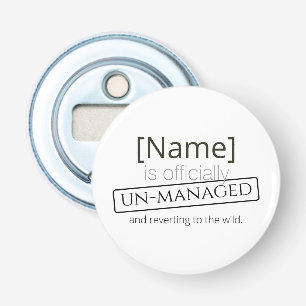 Flat Save The Date Card Bottle Opener