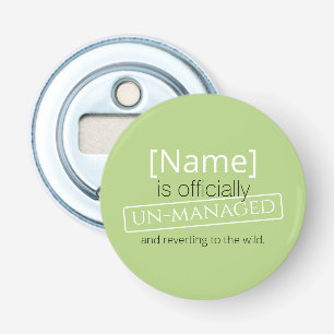 Flat Save The Date Card Bottle Opener