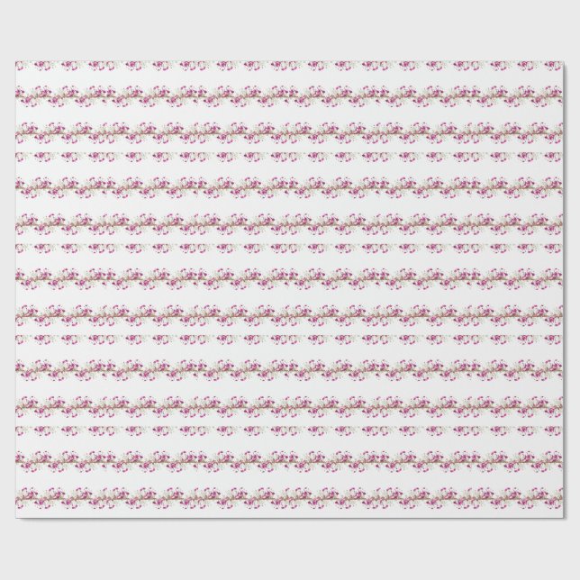 Flat Save The Date Card Wrapping Paper (Flat)