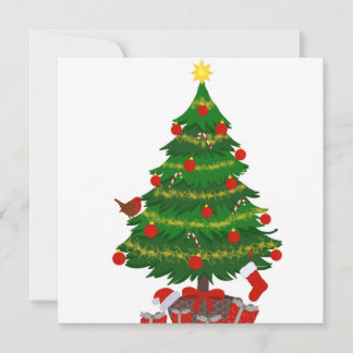 Flat Square Christmas Card
