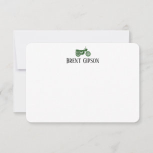 Flat Stationary Note Card