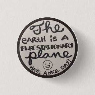 Flat Stationary plane badge