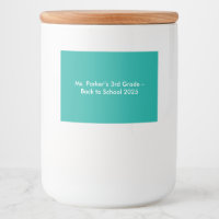 Flat Teal Background – Back-to-School Texture