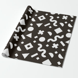 Flat texture of geometric colourful shapes. Monoch Wrapping Paper