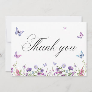 Flat Thank You Card