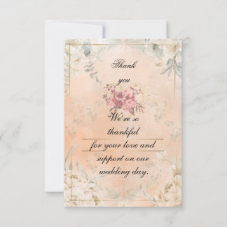 Flat Thank You Card