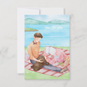 Flat Thank You Card