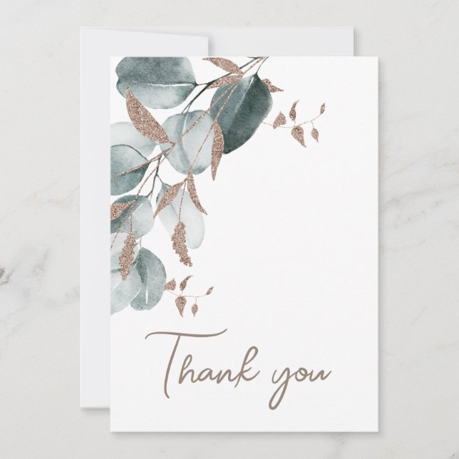 Flat Thank You Card (Front)