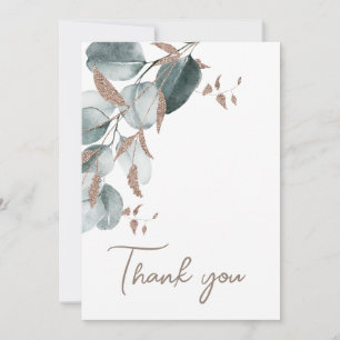 Flat Thank You Card