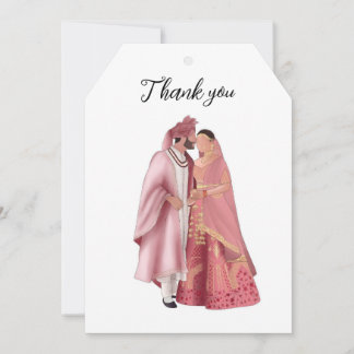 Flat Thank You Card