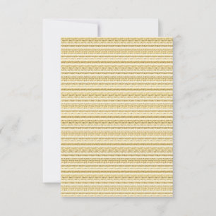 Flat Thank You Card