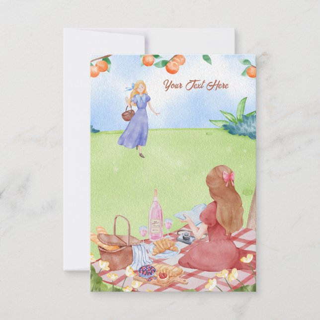 Flat Thank You Card (Front)