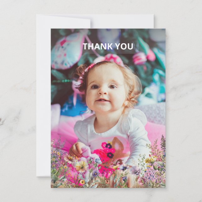 Flat Thank You Card (Front)