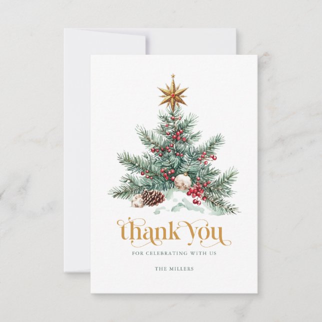Flat Thank You Card (Front)