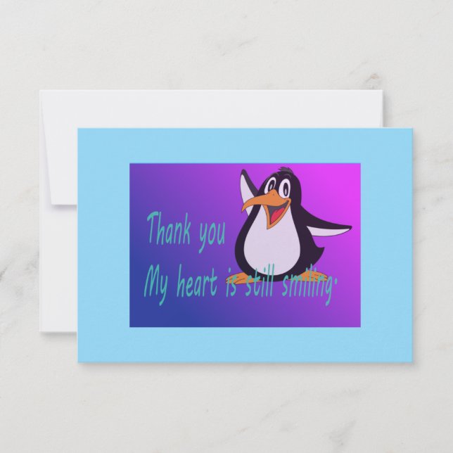 Flat Thank You Card (Front)