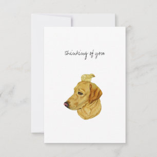 Flat Thank You Card