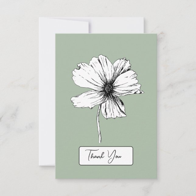 Flat Thank You Card (Front)
