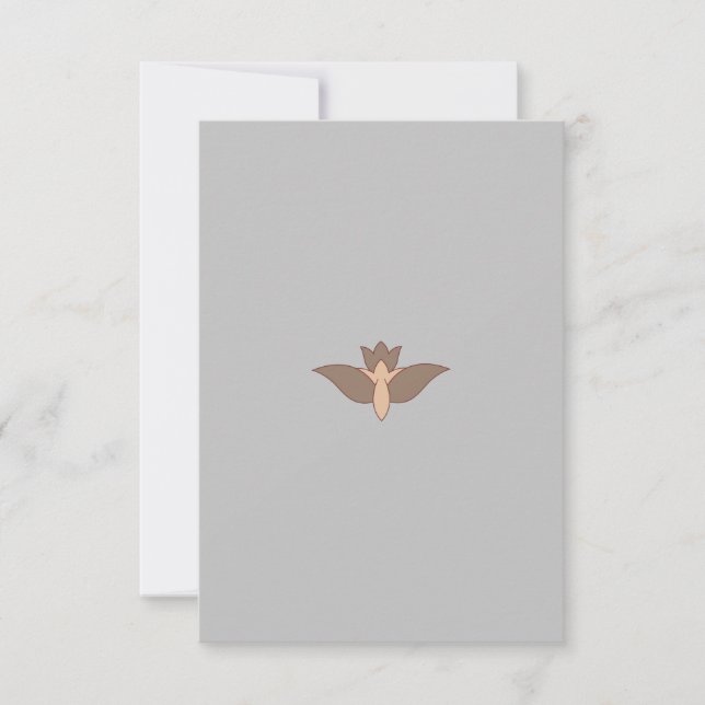 Flat Thank You Card (Front)
