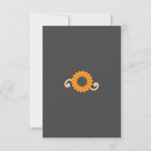 Flat Thank You Card