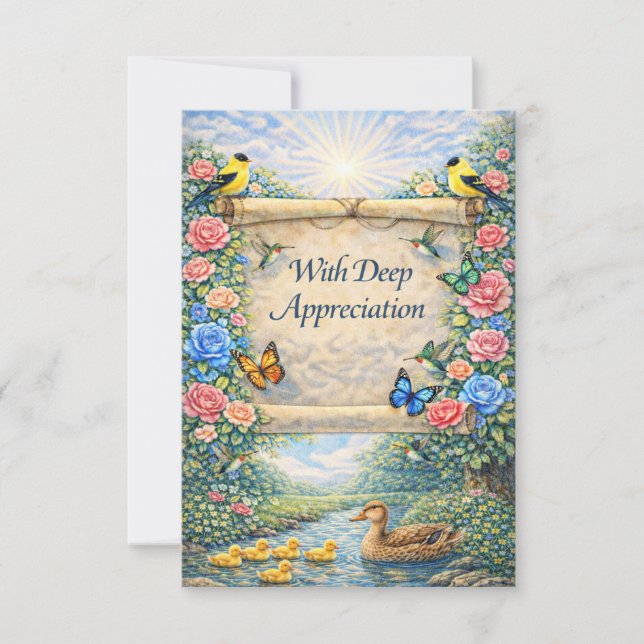 Flat Thank You Card (Front)