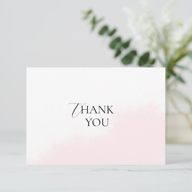 Flat Thank You Card Bridal Showe (Standing Front)