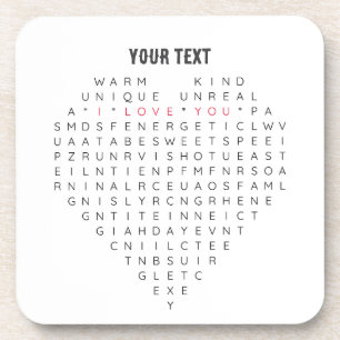 Flat Thank You Card Coaster