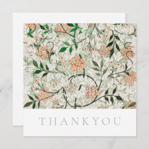 FLAT THANKYOU CARD : WILLIAM MORRIS : JASMINE