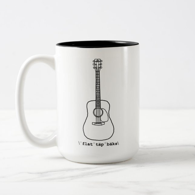 Flat Top Box Guitar Mug (Left)